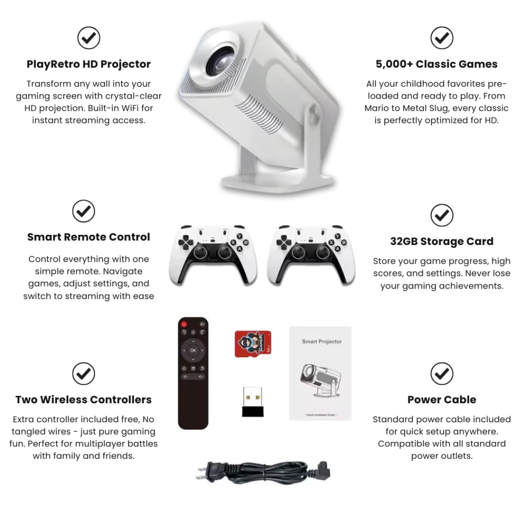 RetroPlay™ Game Projector